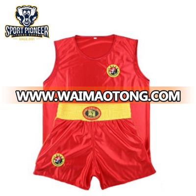 Hot sale custom logo Sanda suit boxing shorts