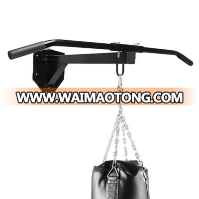 2 In 1 Wall Mounted Gym Pull up Bar Punching Bag Sandbag Stand