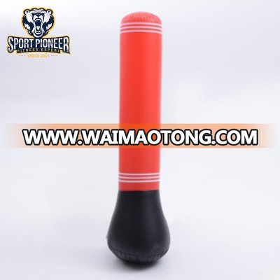 Custom logo PVC freestanding punching bags inflatable boxing stands