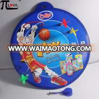 Popular promotion gifts custom 30cm diameter magnetic kids safety dart board for game