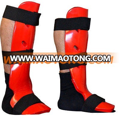 Karate Sparring Dipped Foam Shin Guard,Dipped Foam Shin Pad,Dipped Foam Shin Protective Guard